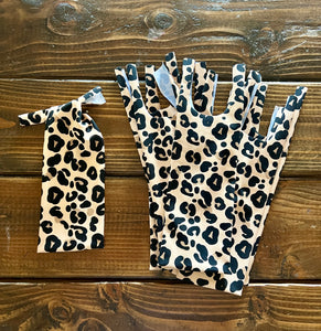 Snow Leopard - 10 Two-String Mane Bags