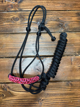 Load image into Gallery viewer, Rock’N Halter w/ Lead - Pinks/Reds