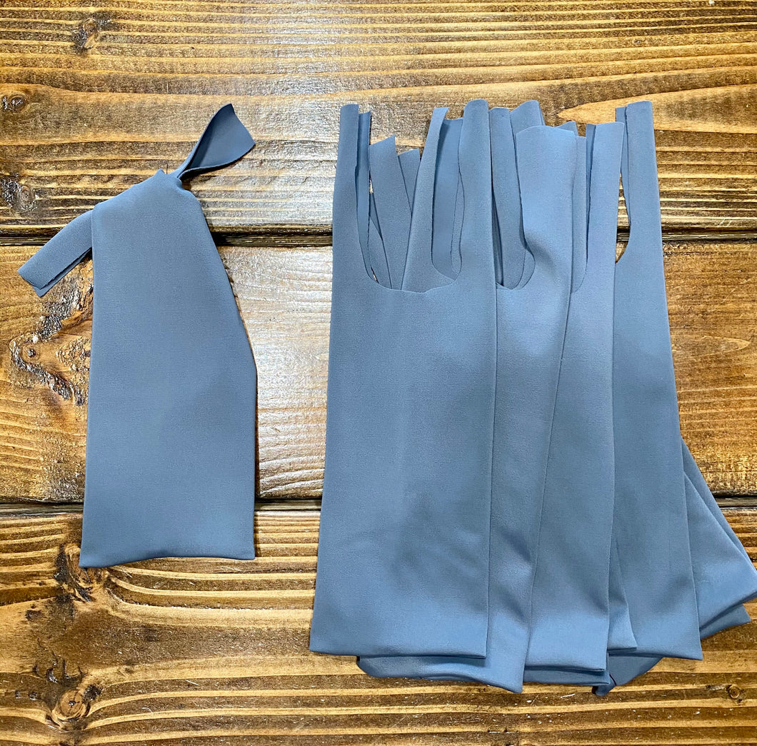 Grey - 10 Two-String Mane Bags