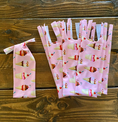 Ice Cream Cones - 10 Two-String Mane Bags