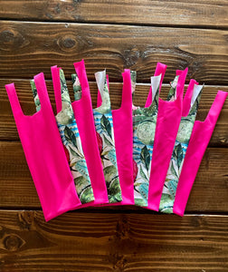 Desert Flower/Pink - 9 Two-String Mane Bags