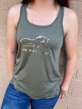 Load image into Gallery viewer, Olive Racerback Tank Top