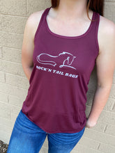 Load image into Gallery viewer, Wine Racerback Tank Top